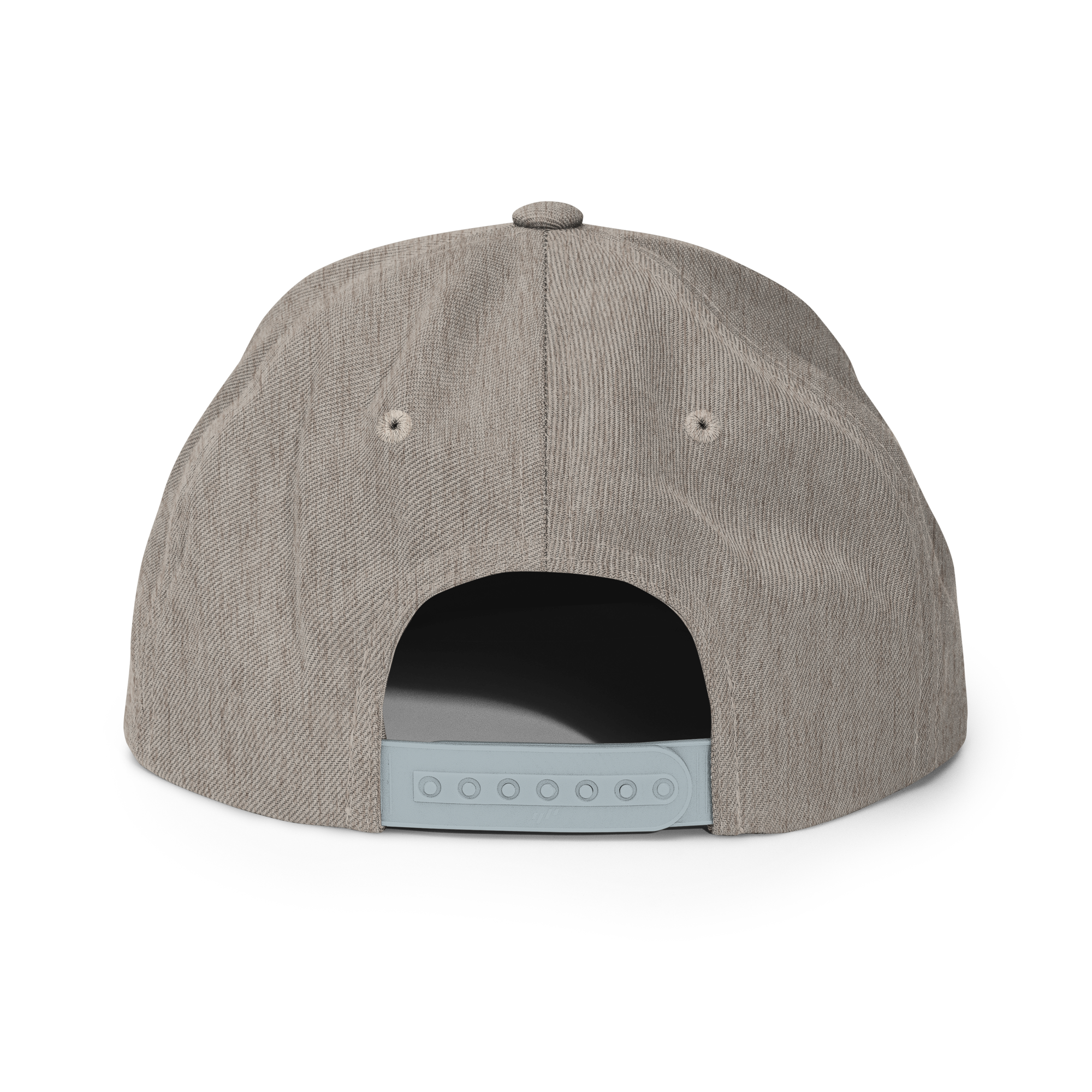 Snapback Cap SIDE LOGO Embroidery Heather Grey